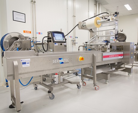Ensacheuse horizontale type Flowpack Conditionnement et Traçabilité pour usine pré-series
